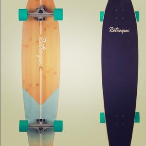 Longboard with large crack on board